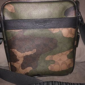 Coach satchel camouflage